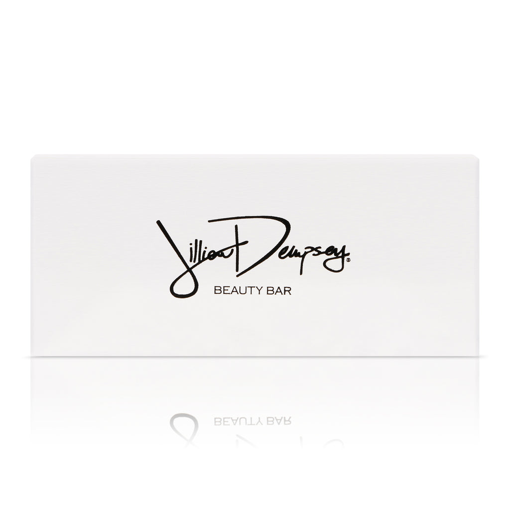 The Jillian Demspey Gold Bar box against a white background.