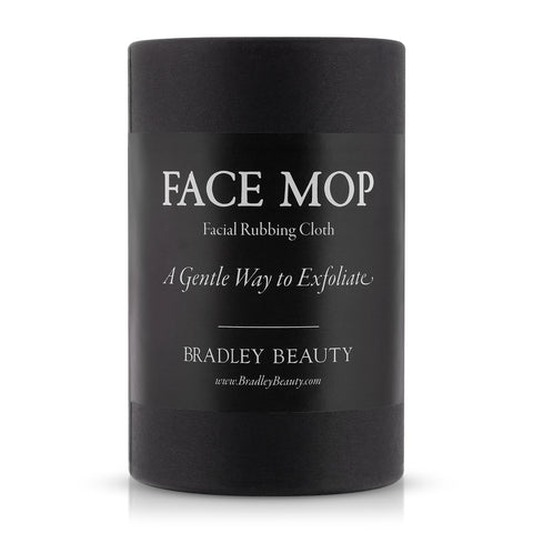 Face Mop inside black paper tube packaging.